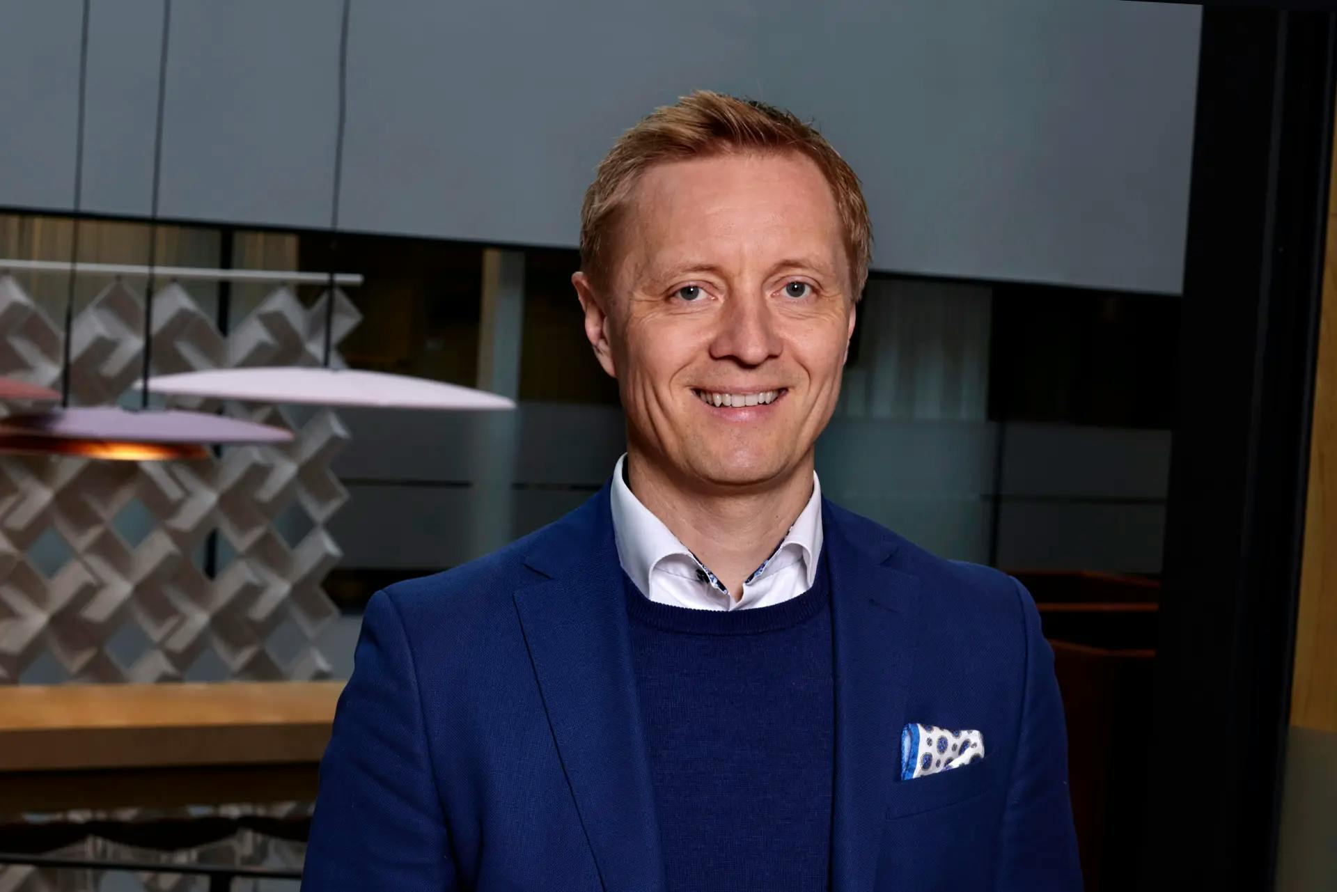 portrait of Johan Lundén, CEO of Cortura