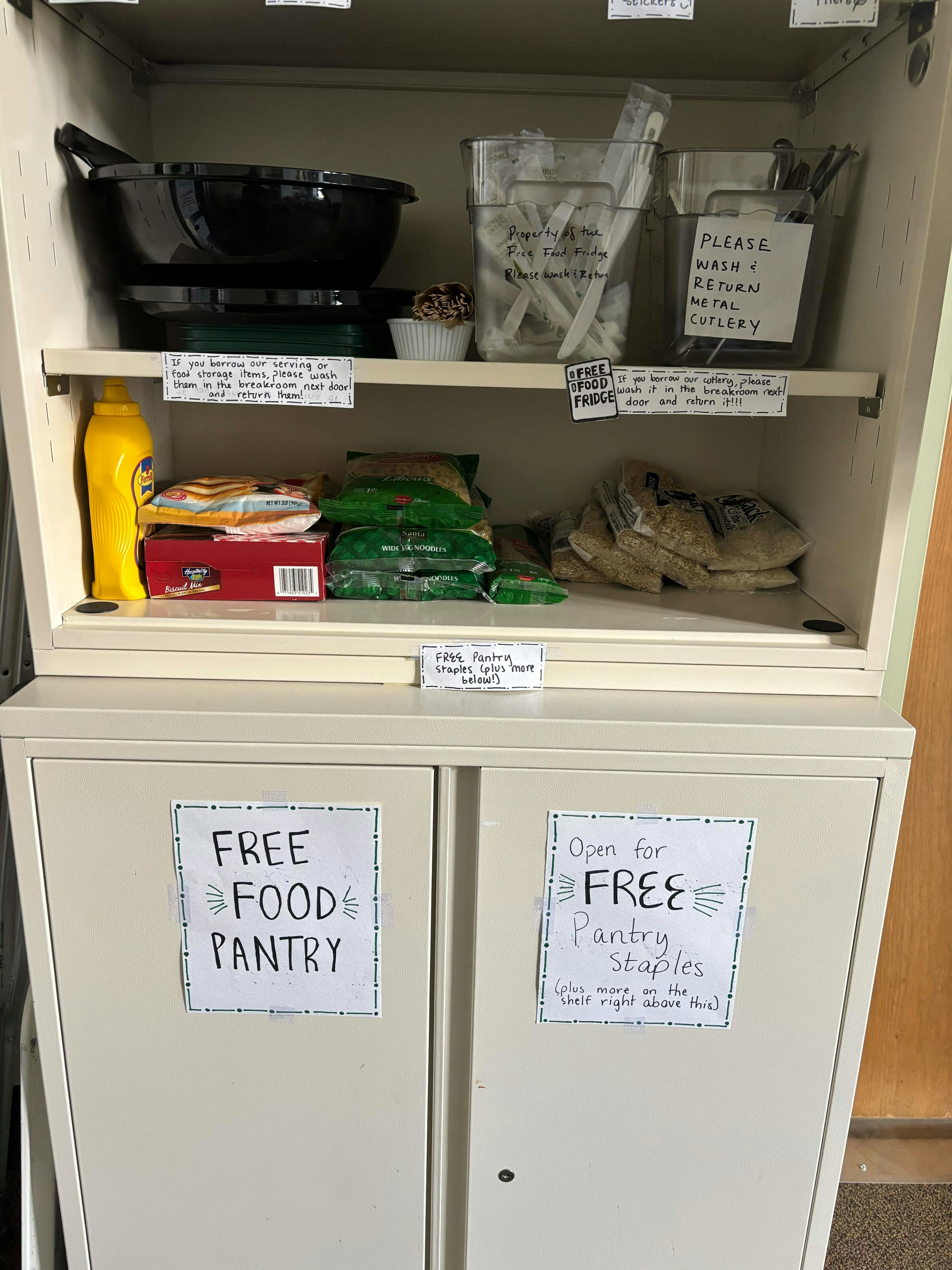 Free food pantry