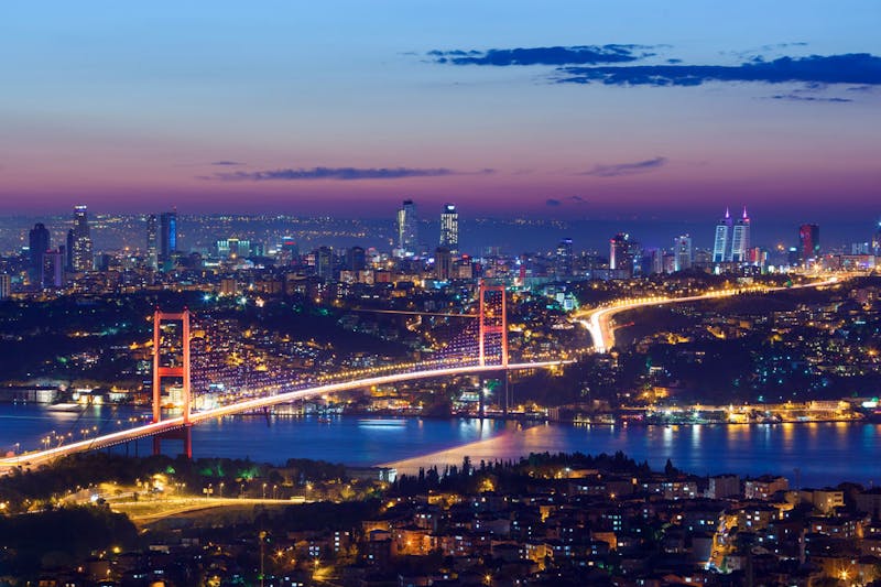 Aerial cityview istanbul