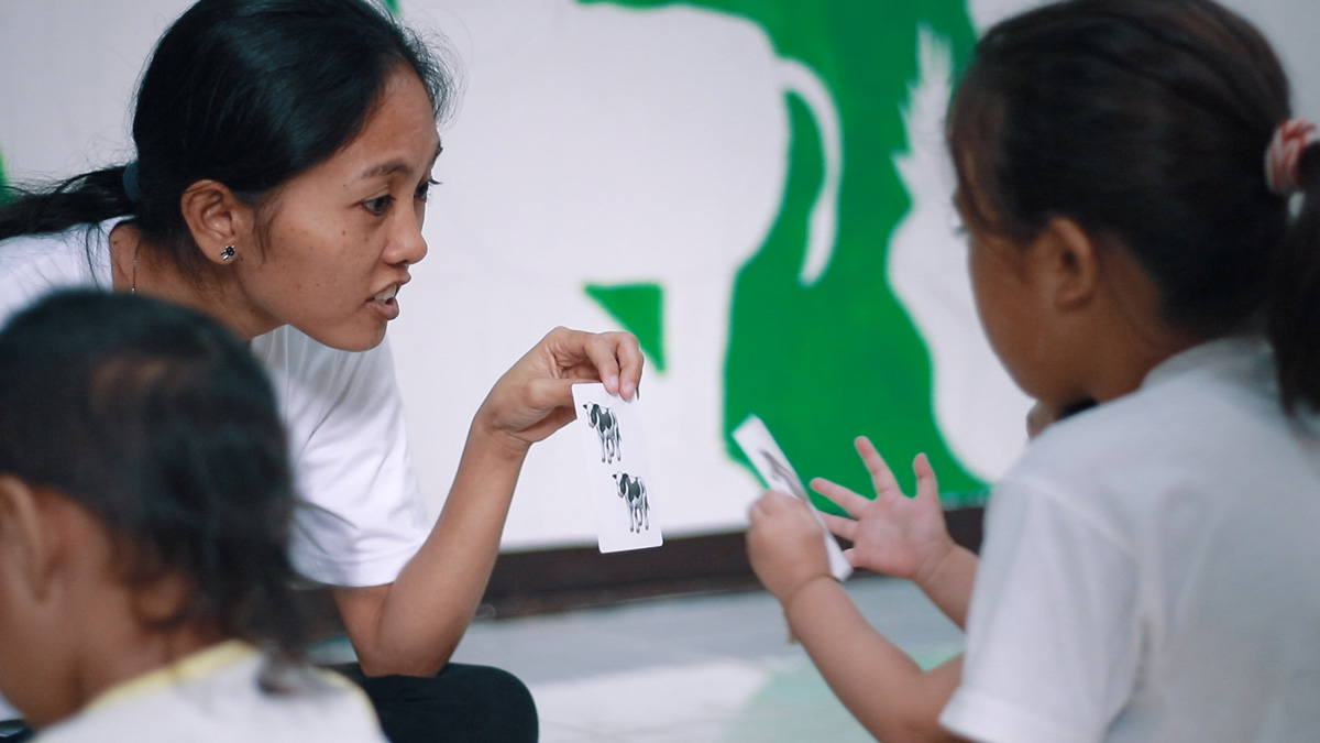 Teacher Sherlyn of the Arcanys Early Learning Foundation 