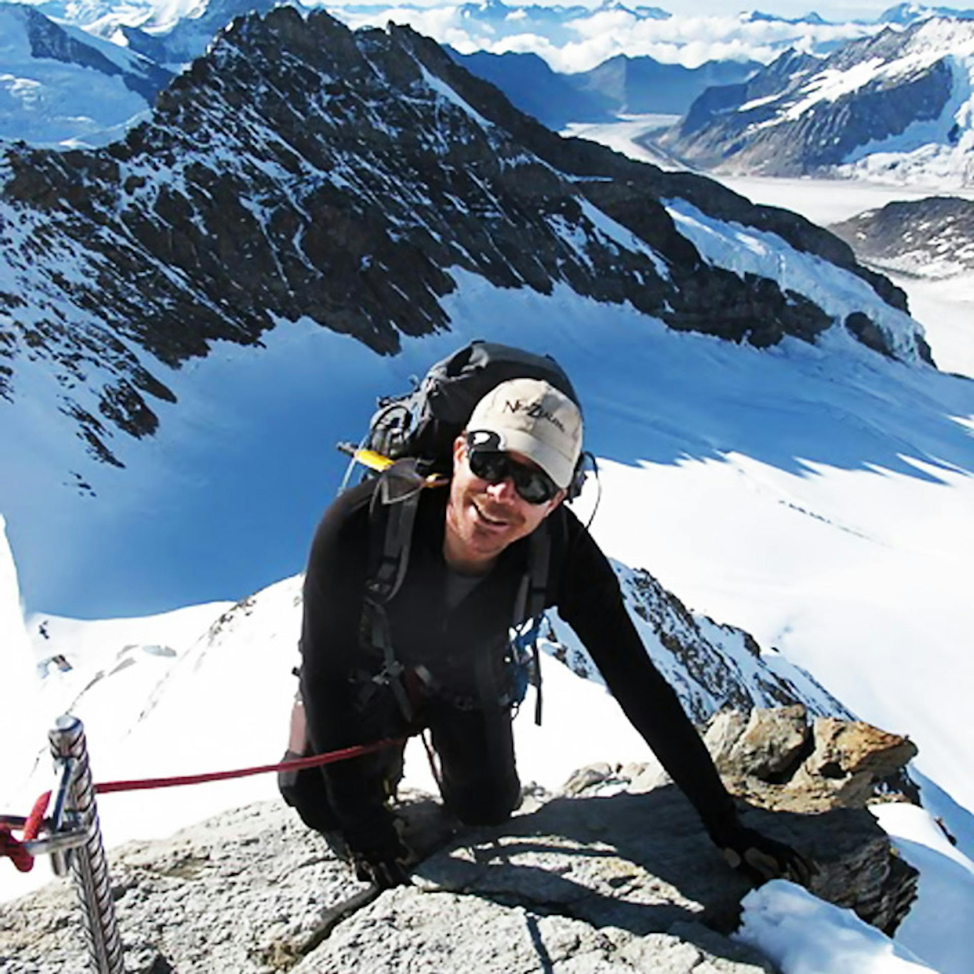 Eric Jeker - rock climbing