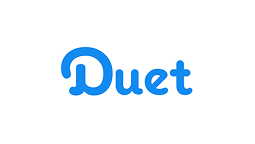 Duet logo in blue