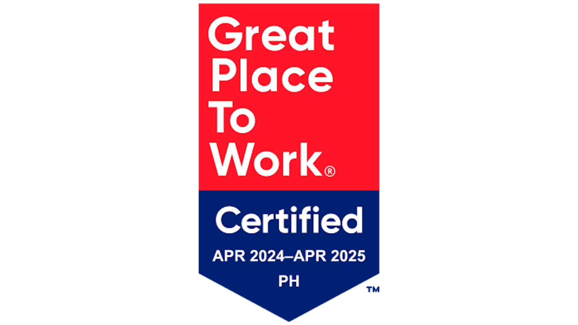 2024 Great place to work badge