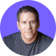 Photo of Alan Debonneville, Co-founder & CEO of Arcanys in purple background