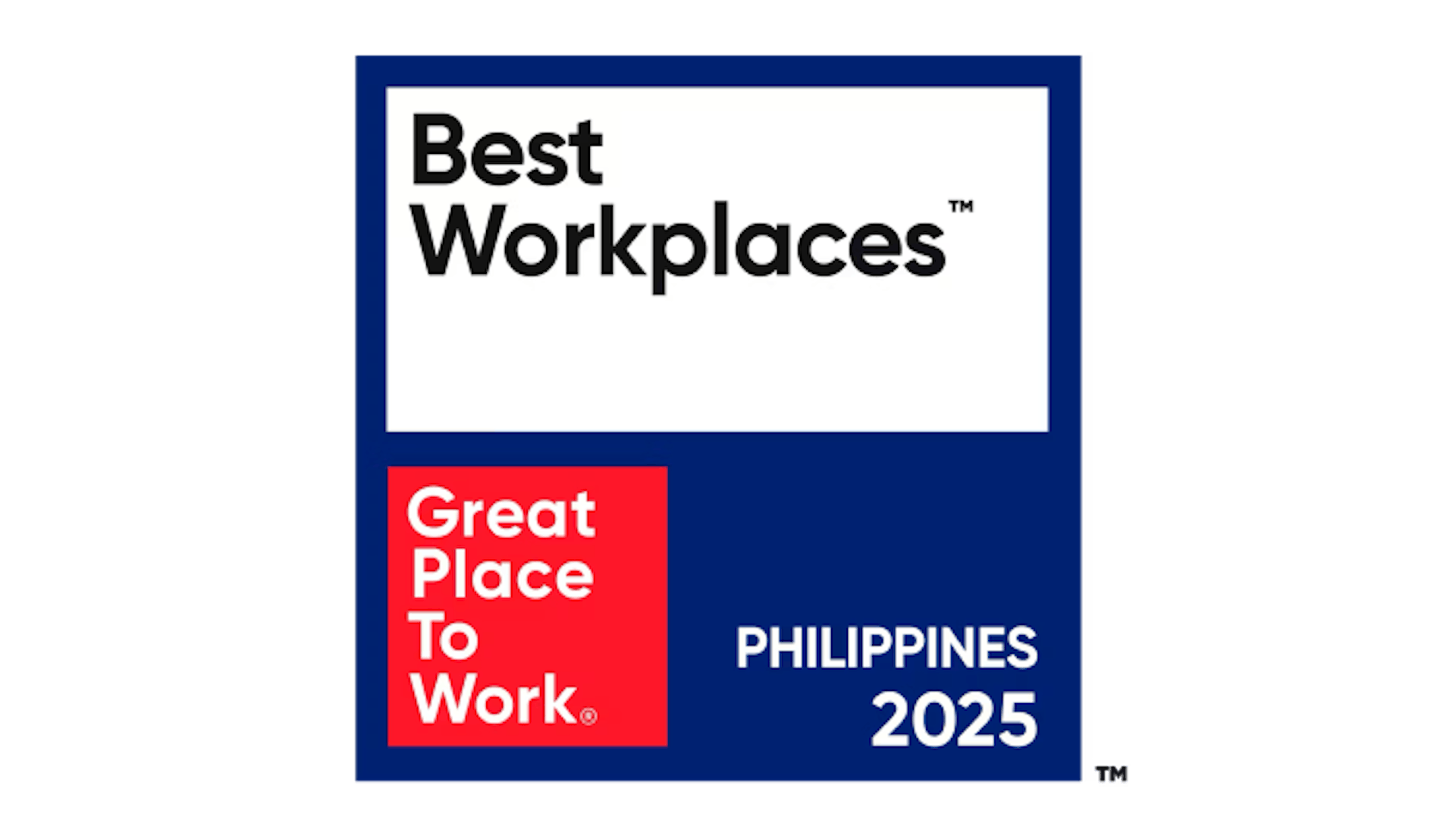 Best workplaces for 2025 Great place to work badge