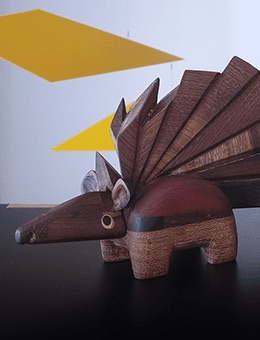 Escultura de tamanduá