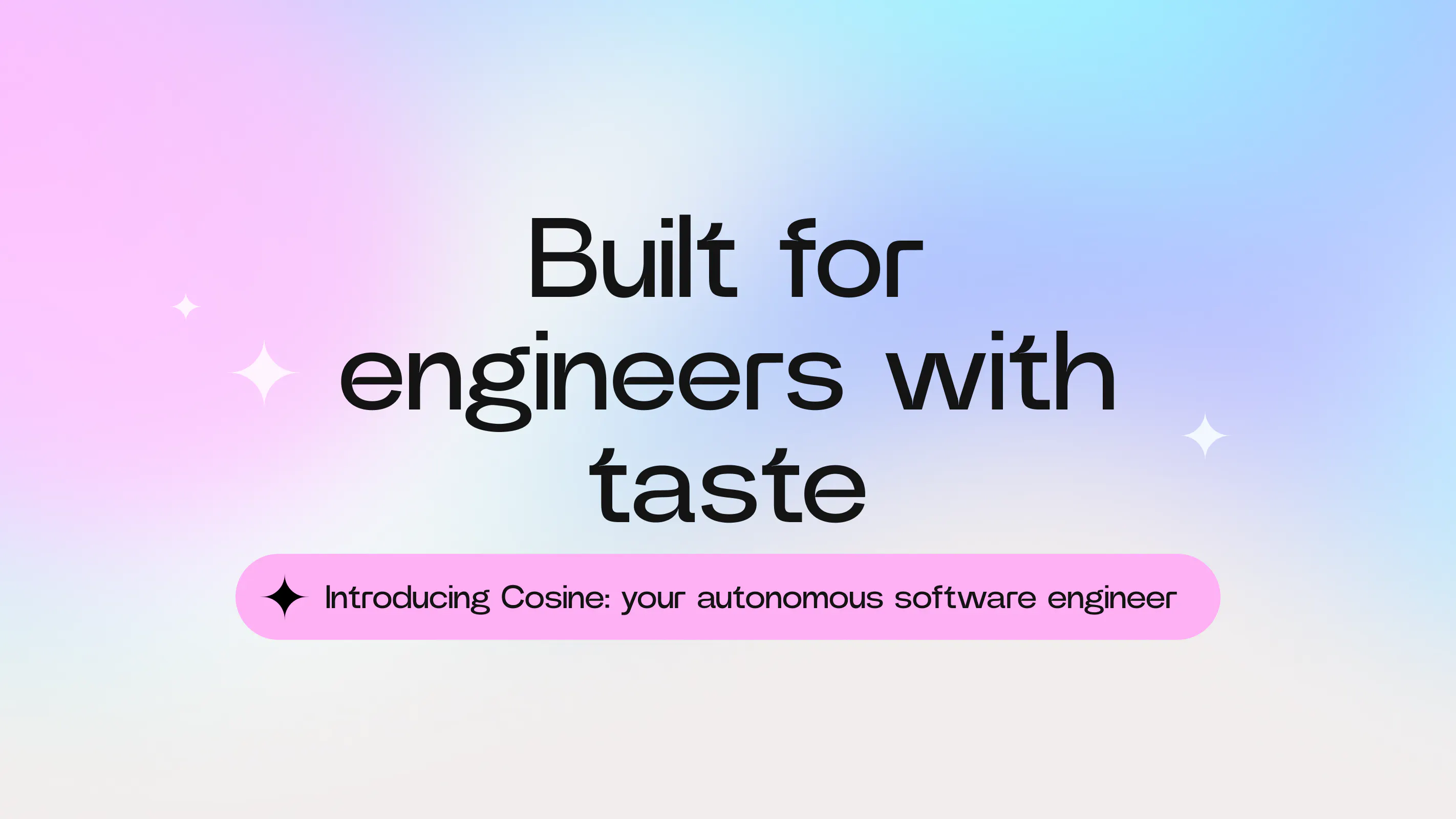 Cosine Launch Blog Update