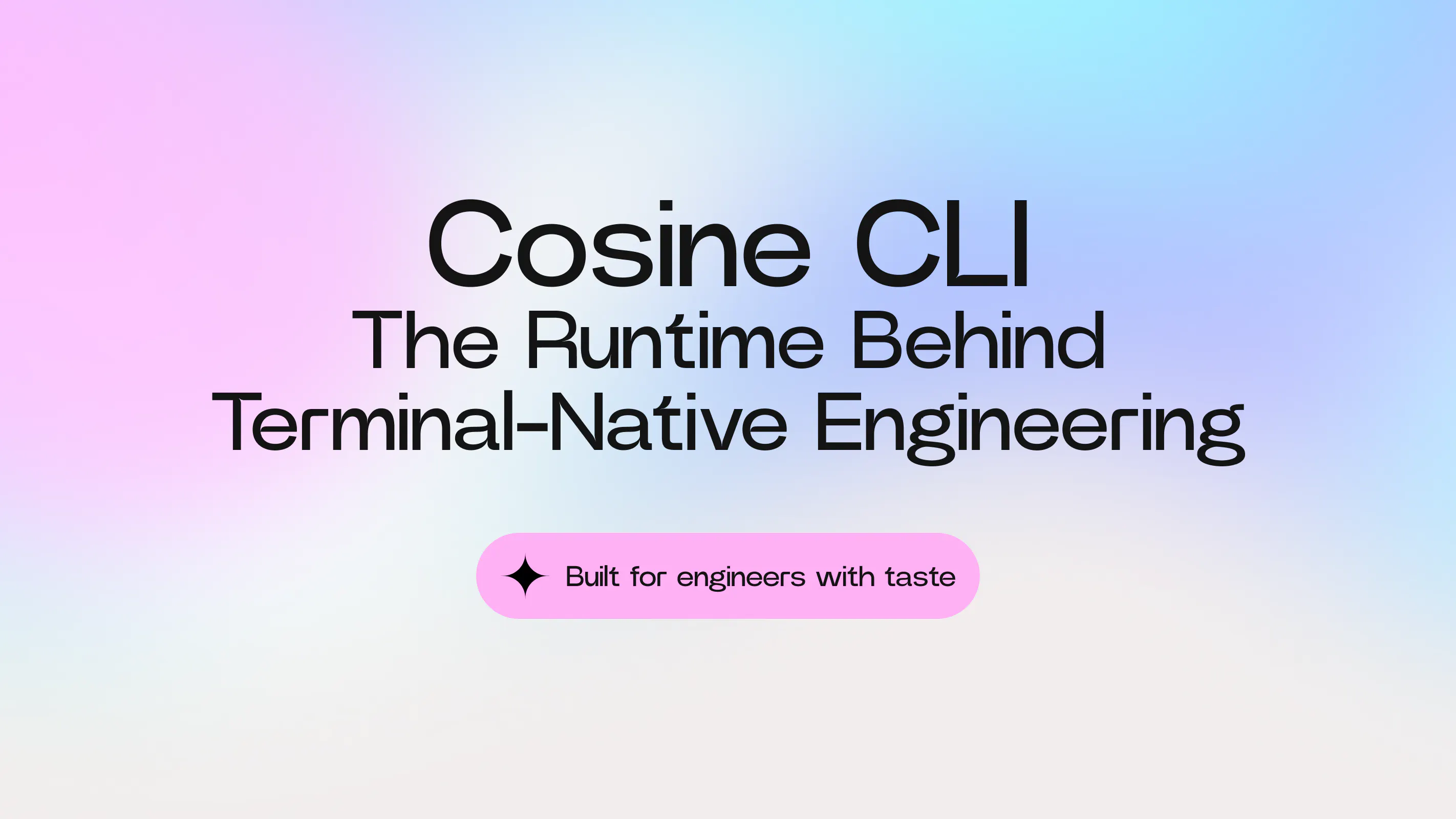 Cosine CLI