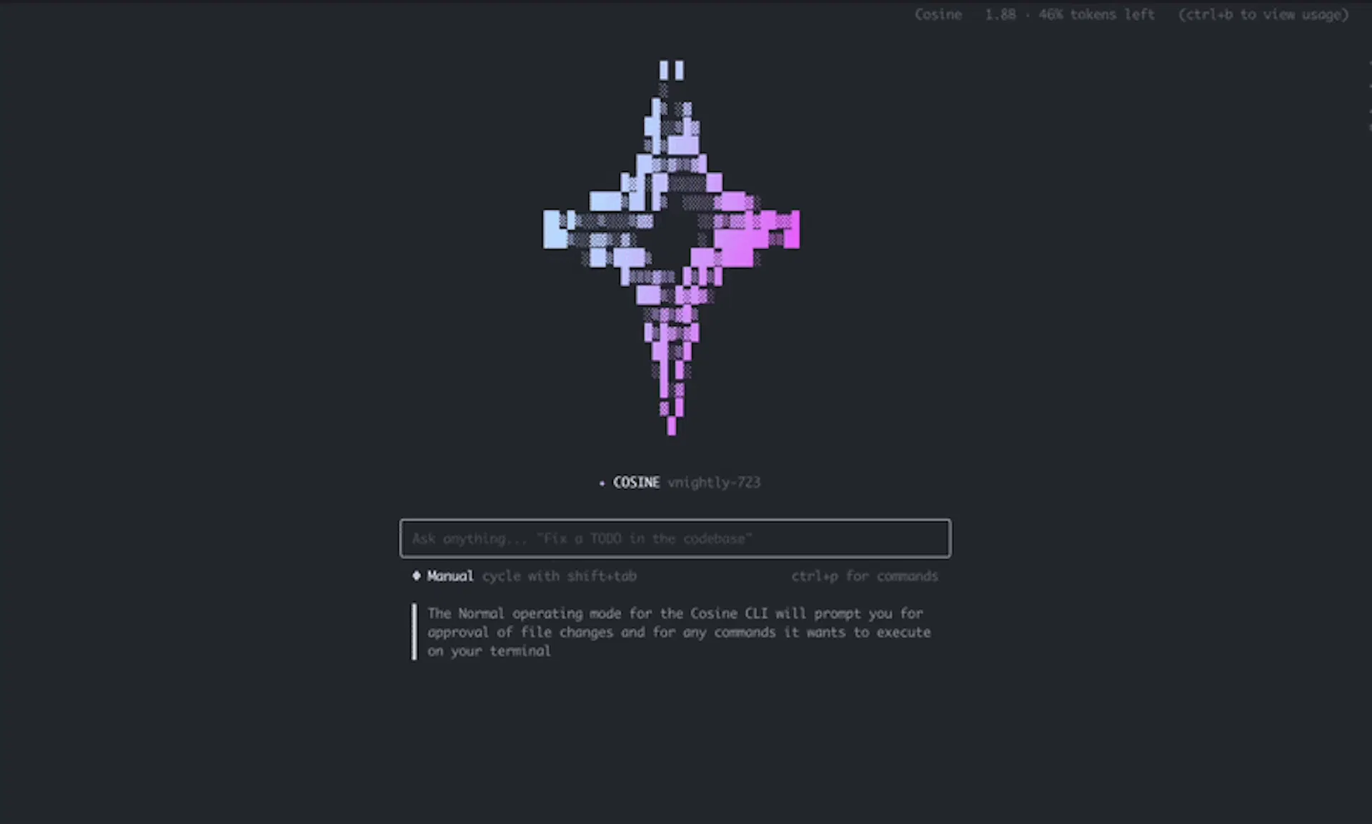 Cosine CLI TUI