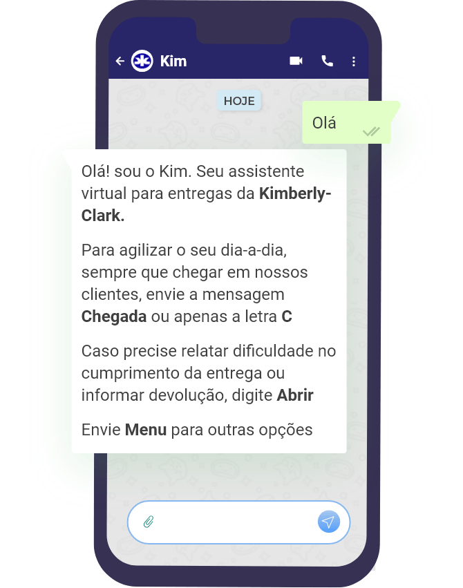 Mockup chat Kimberly-Clark