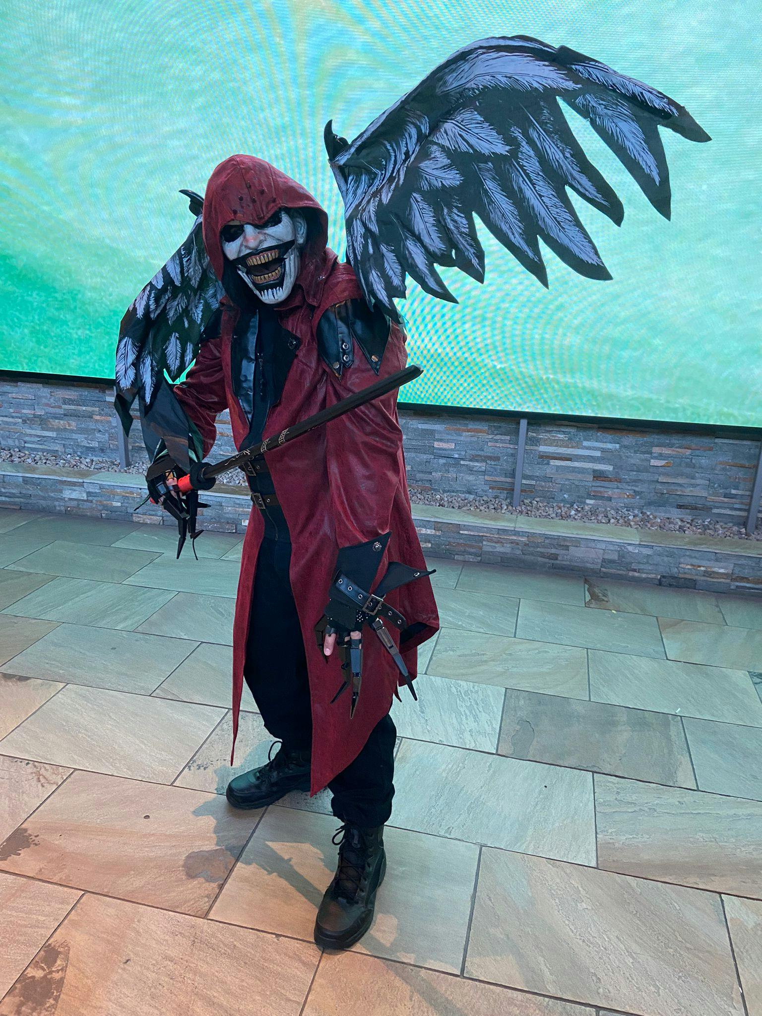 Cosplay with wings