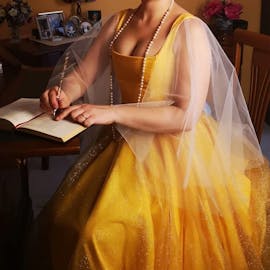 Anastasia cosplay for sale used long yellow dress for sale