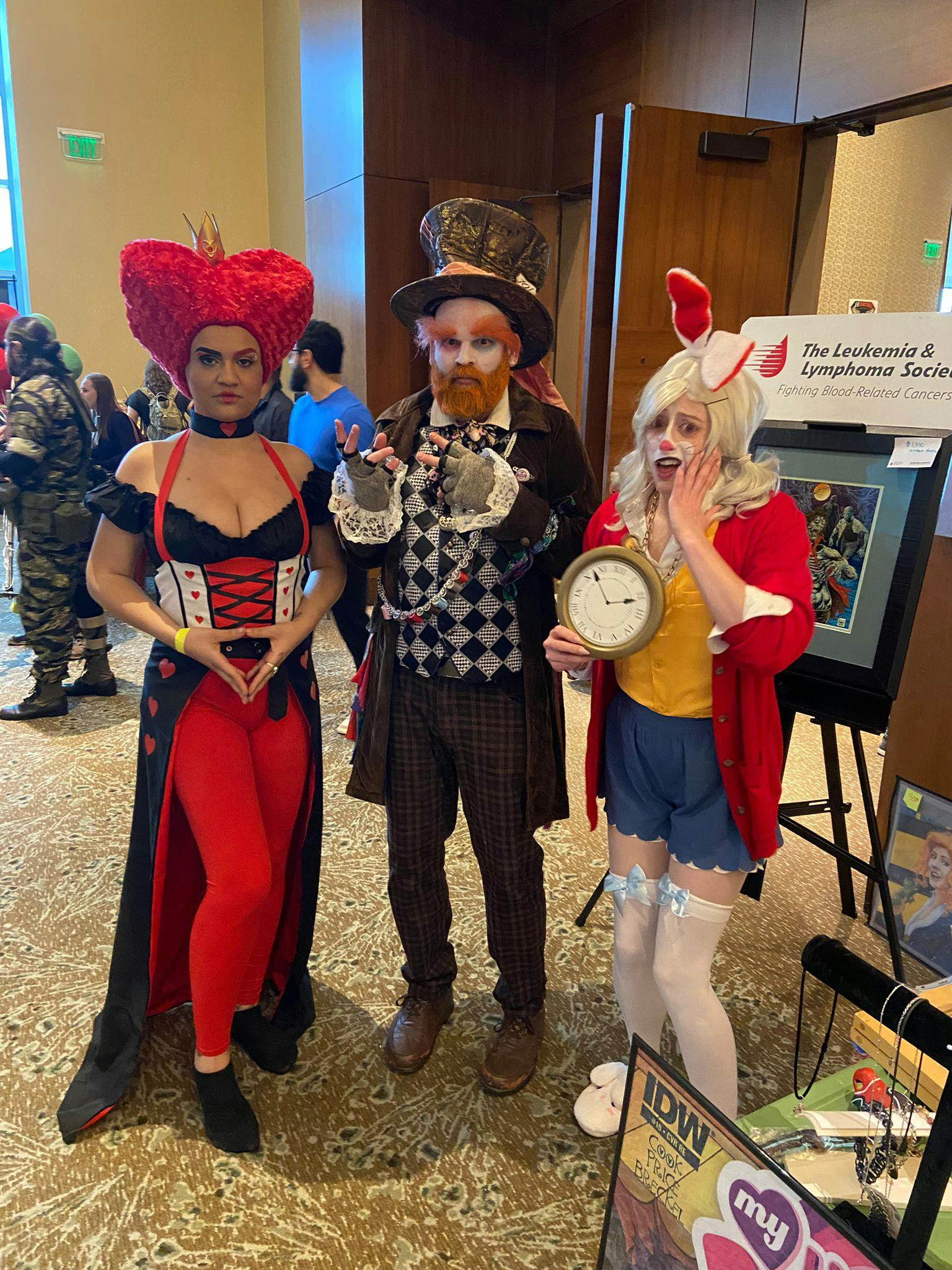 Alice in Wonderland cosplays at Wicked Comic Con Boston