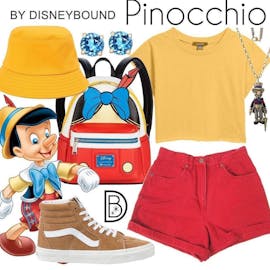 Pinocchio disney bound outfit set