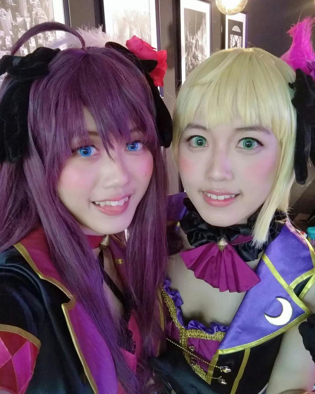 Midori and Mitsuki, Malaysian makers who specialize in cosplay commissions.
