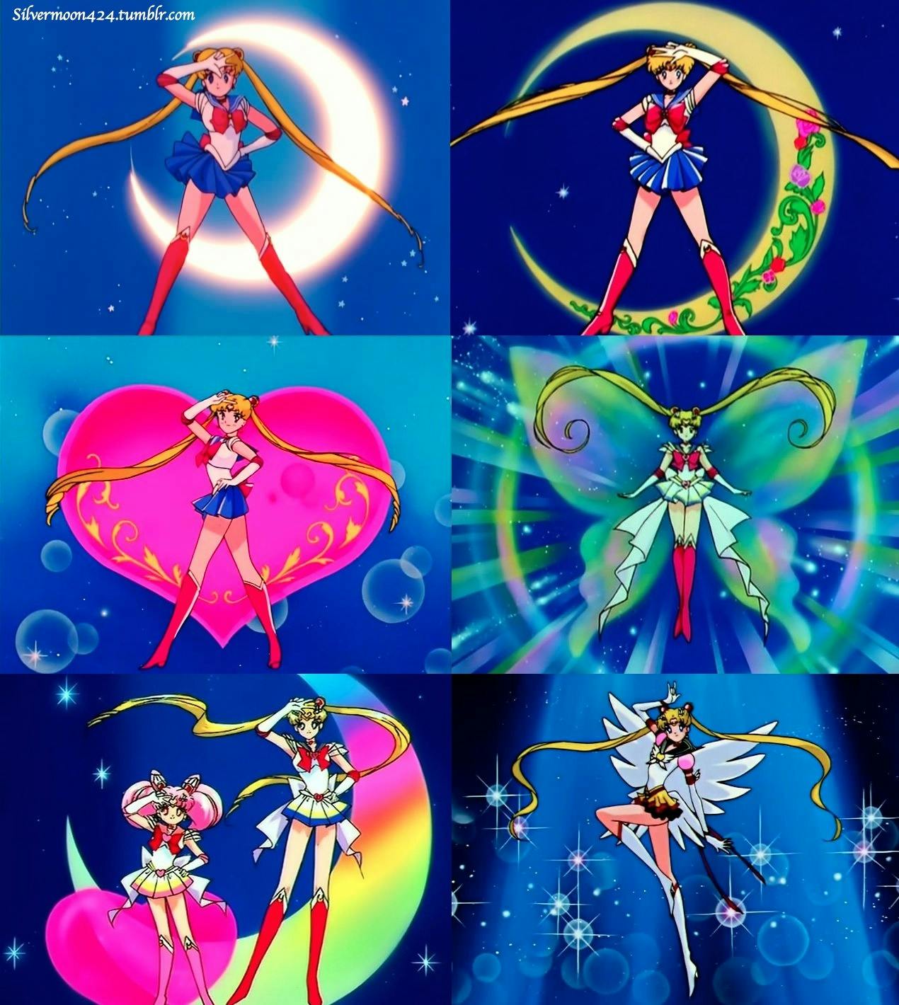 Poses for your next Sailor Moon photoshoot 