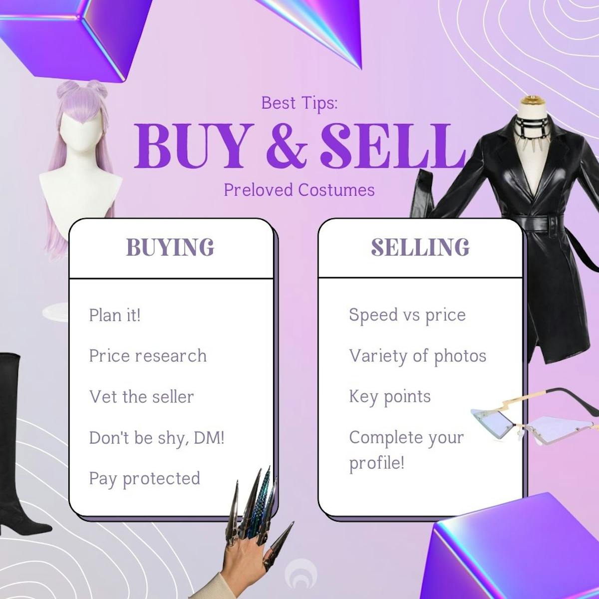 Best Tips for Buying and Selling Preloved Cosplay Costumes