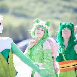Green cosplays