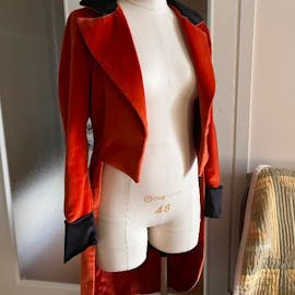 Orange tailcoat for sale used cosplay for sale