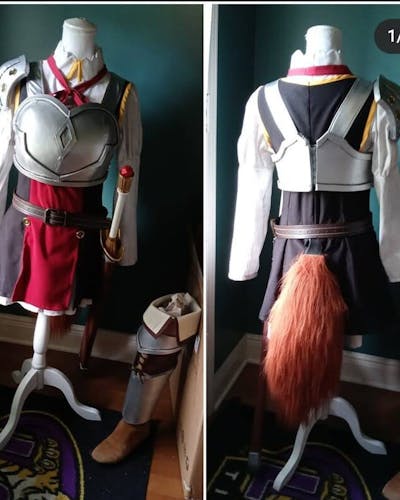Raphtalia costume from Rising of the Shield Hero sold by @Firecloak with tail and armor