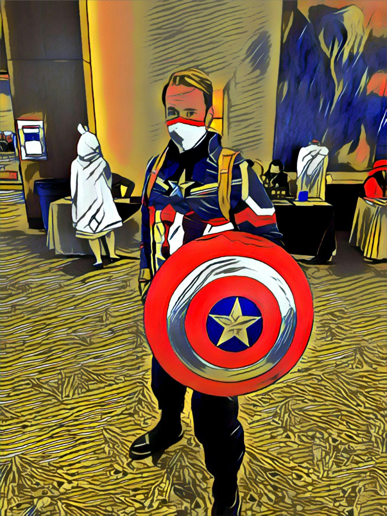 Captain America cosplay