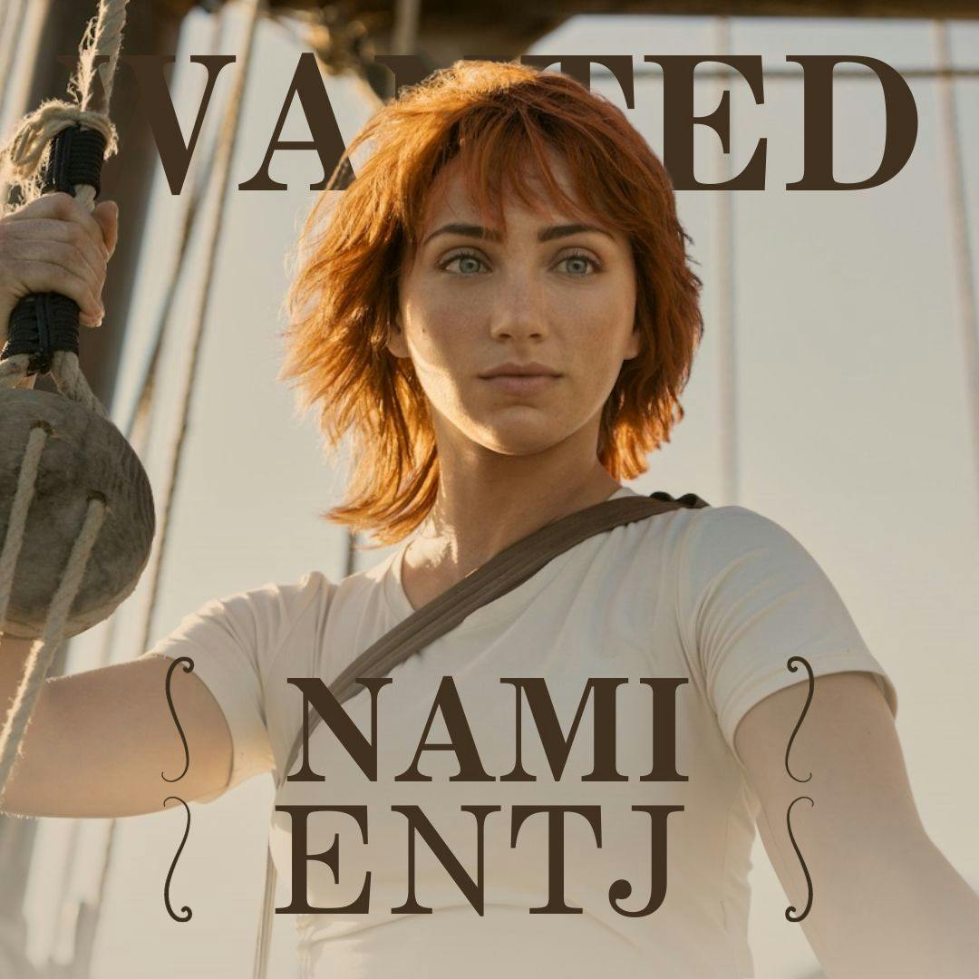 Nami from the live-action show follows under ENTJ type