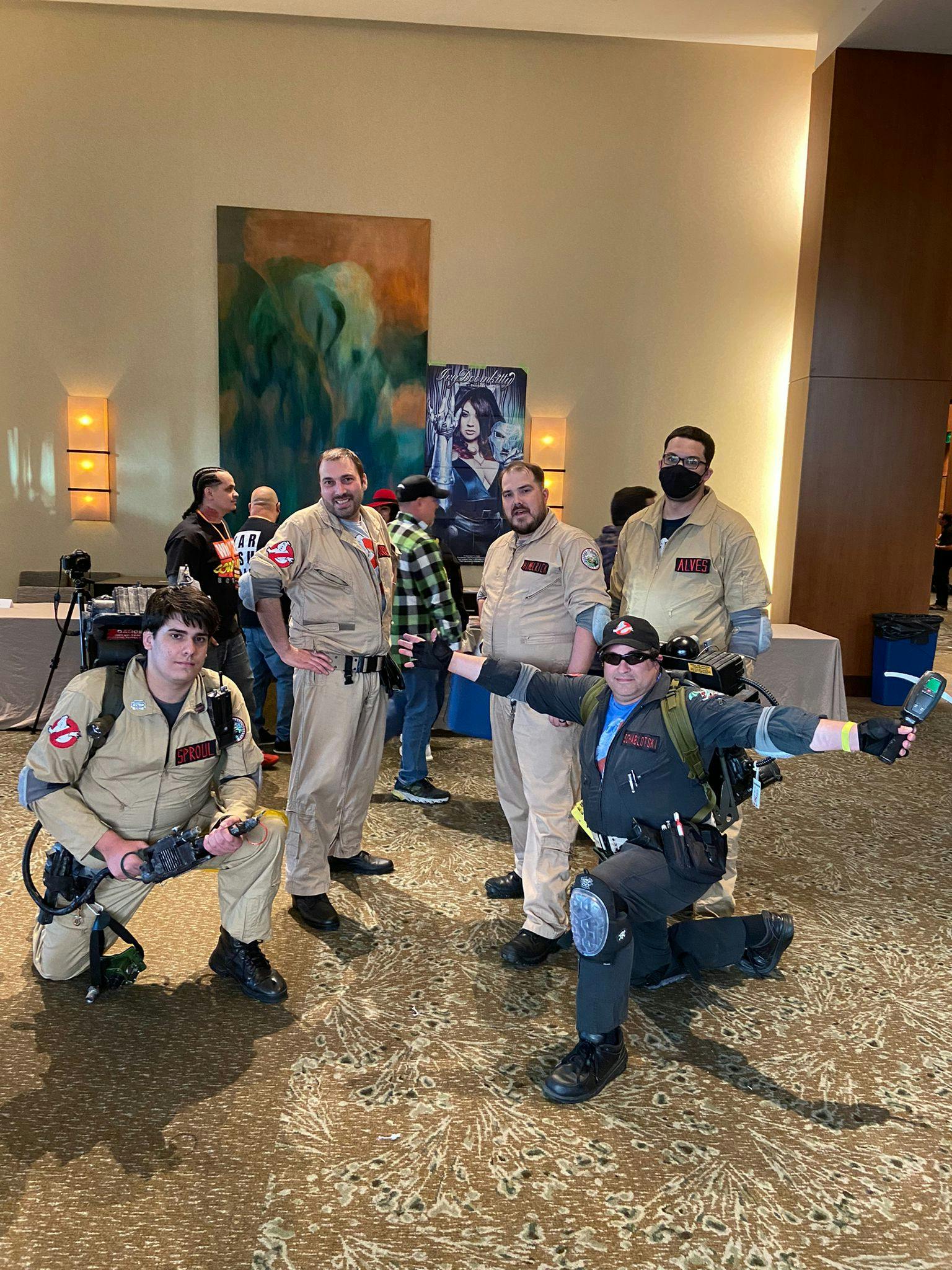 Ghostbusters cosplay at Wicked Comic Con Boston