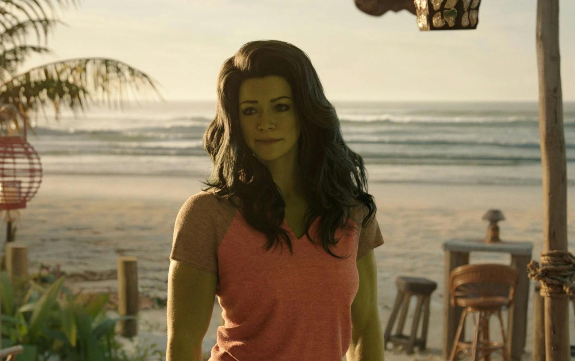 She-Hulk on beach as ESFP type