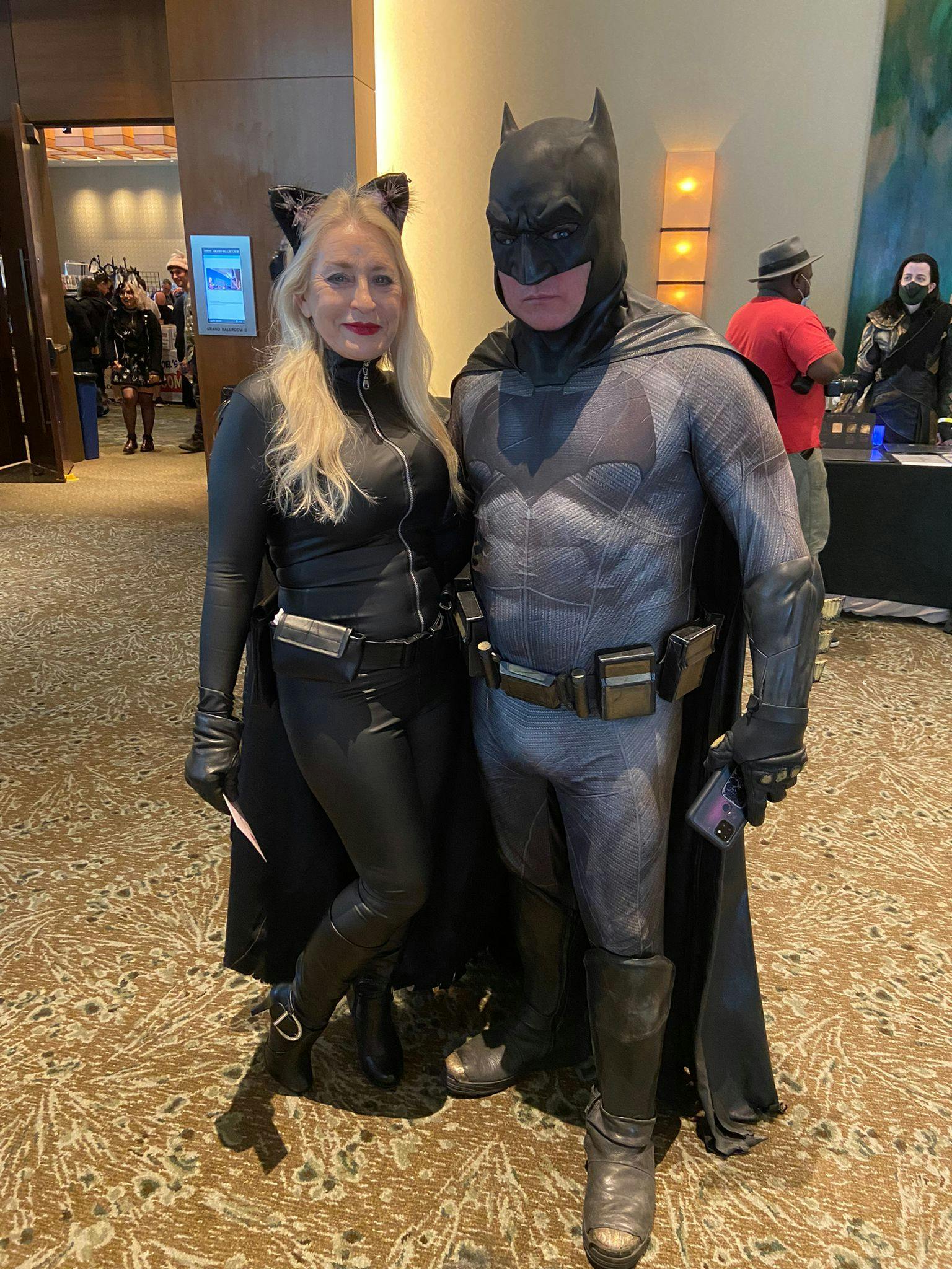 Batman Catwoman cosplays at Wicked Comic Con Boston