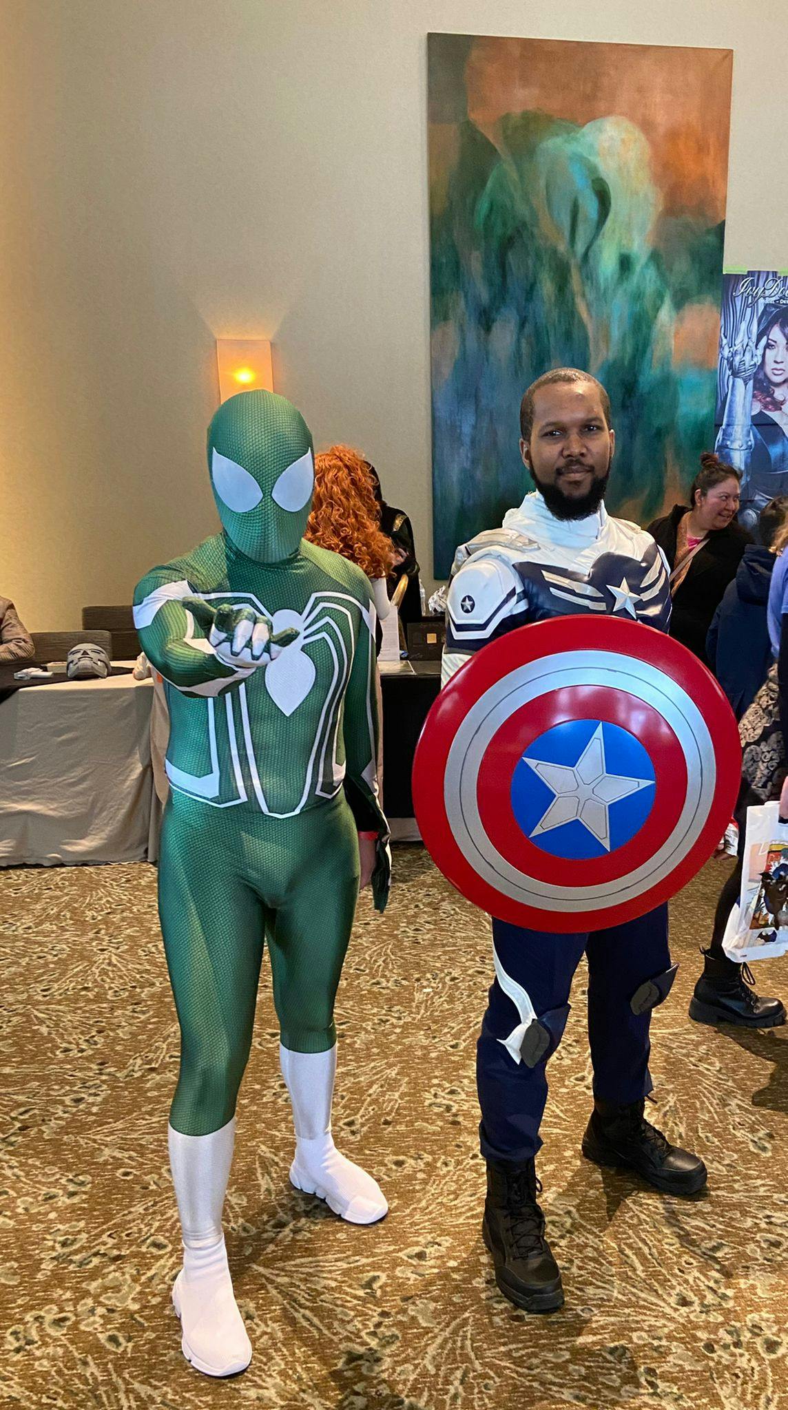 Captain America cosplay at Wicked Comic Con Boston