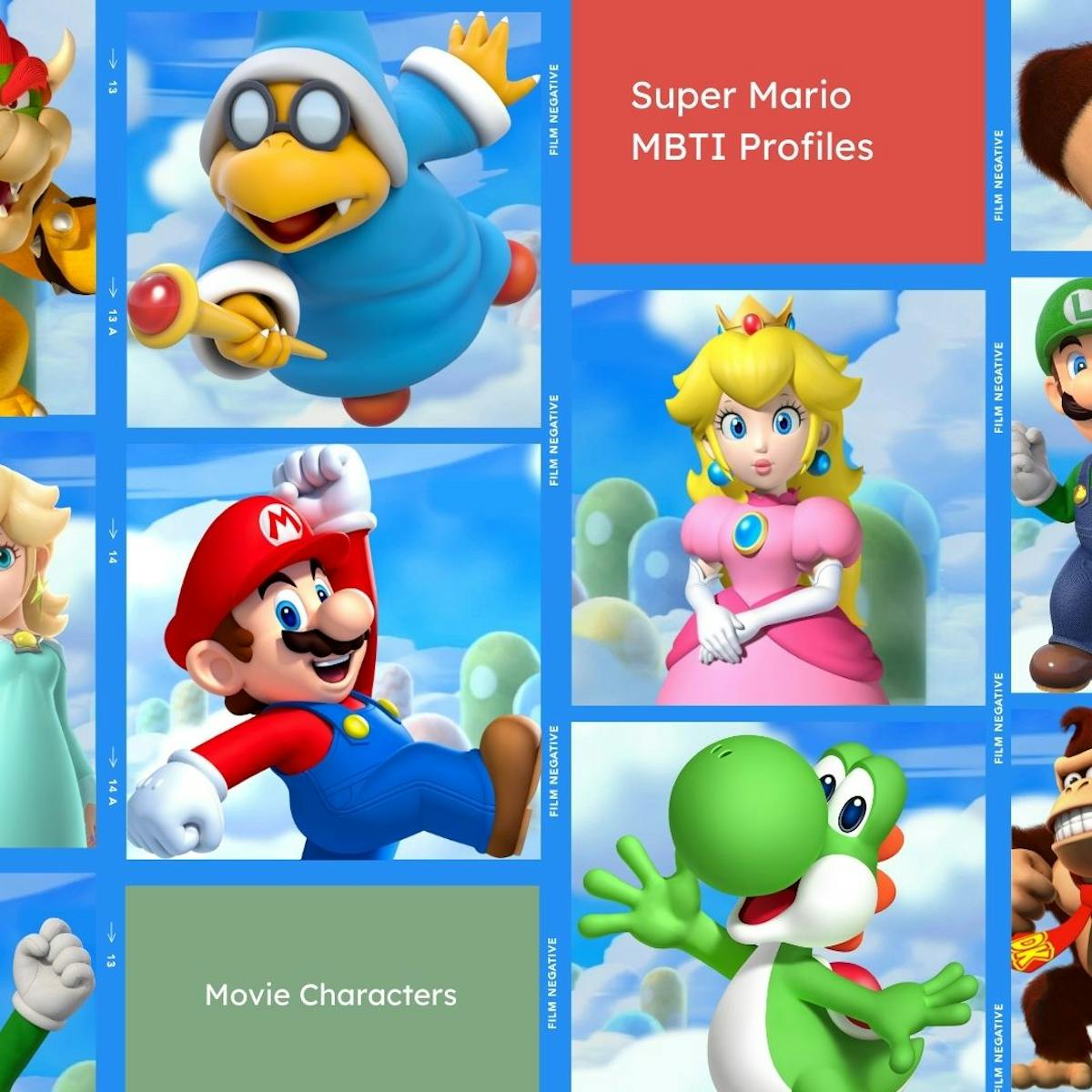 Super Mario Characters and their MBTI Profiles