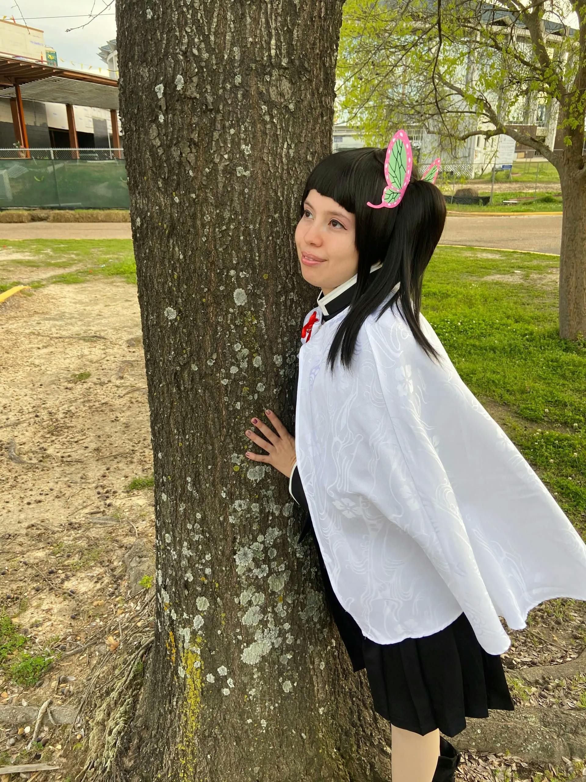 secondhand cosplay costume for sale for Kanao from demon slayer