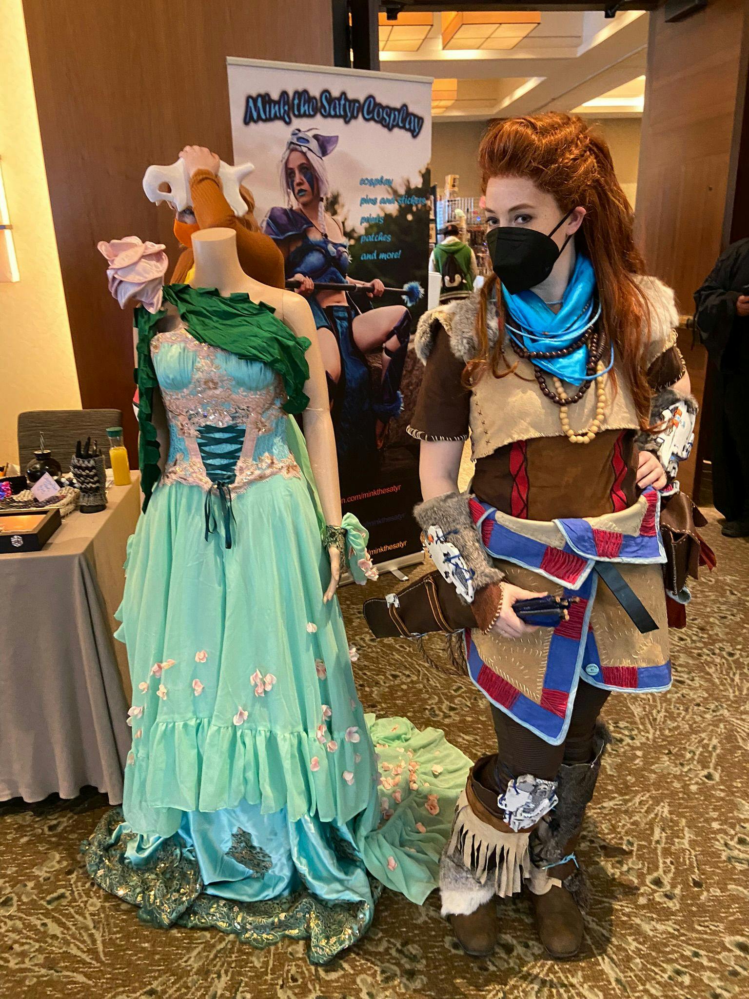 Cosplay display at Wicked Comic Con Boston