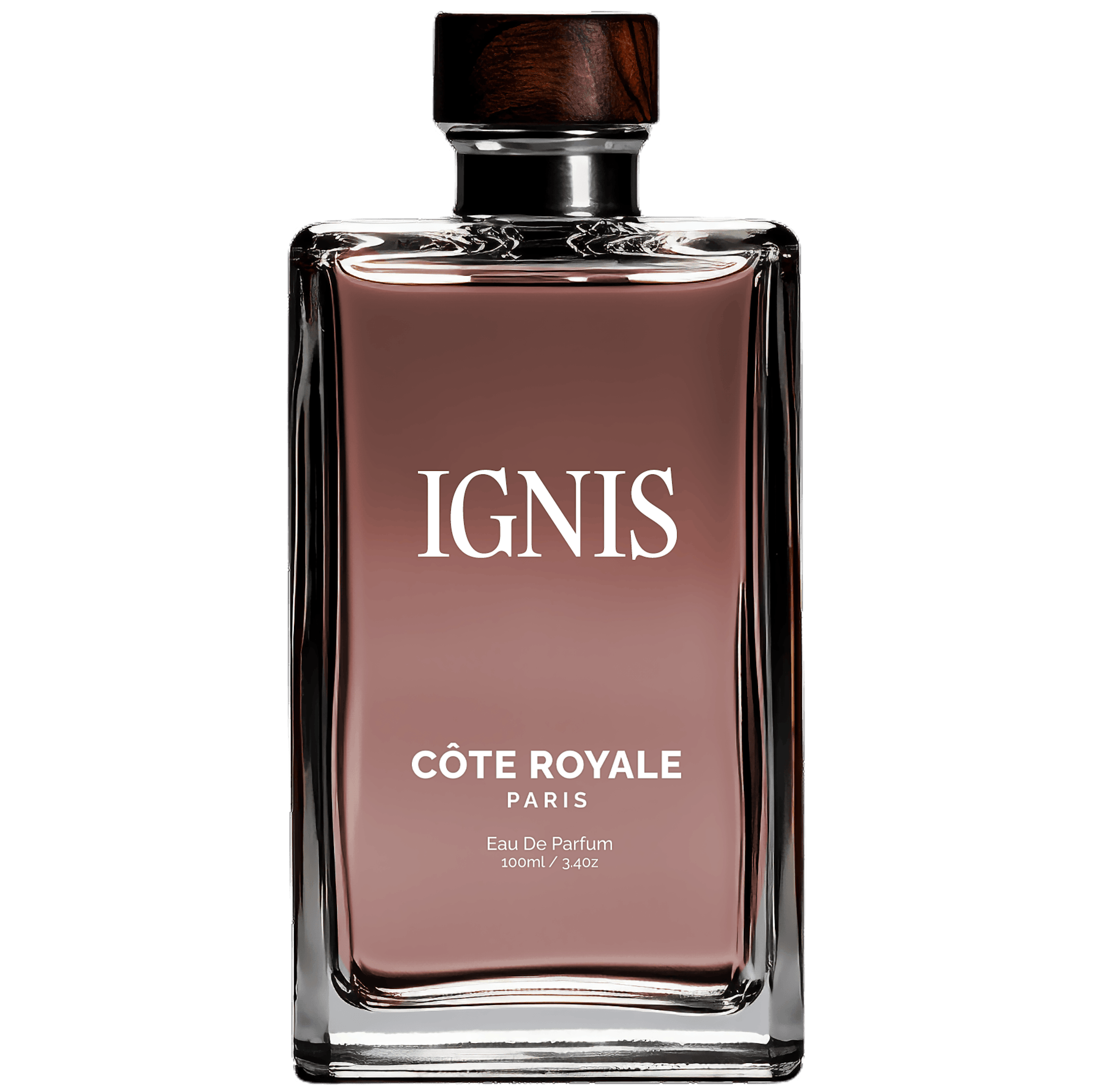 A bottle of Ignis cologne