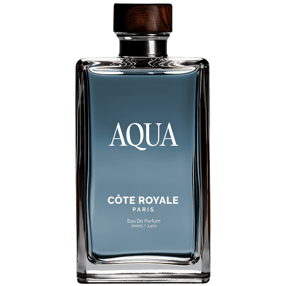 A bottle of Aqua cologne