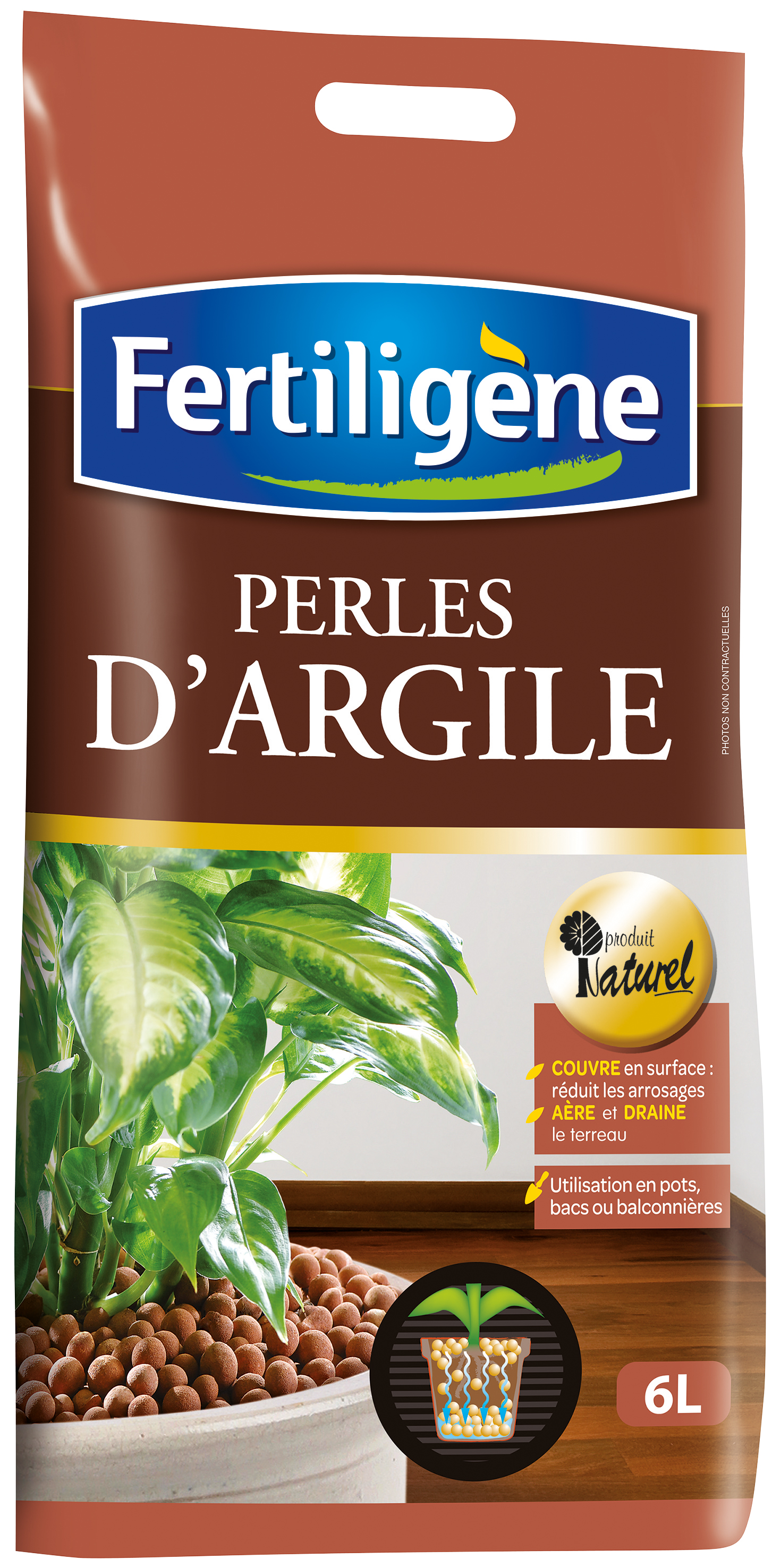 Photo du produit Billes d'argile Fertiligène 6L