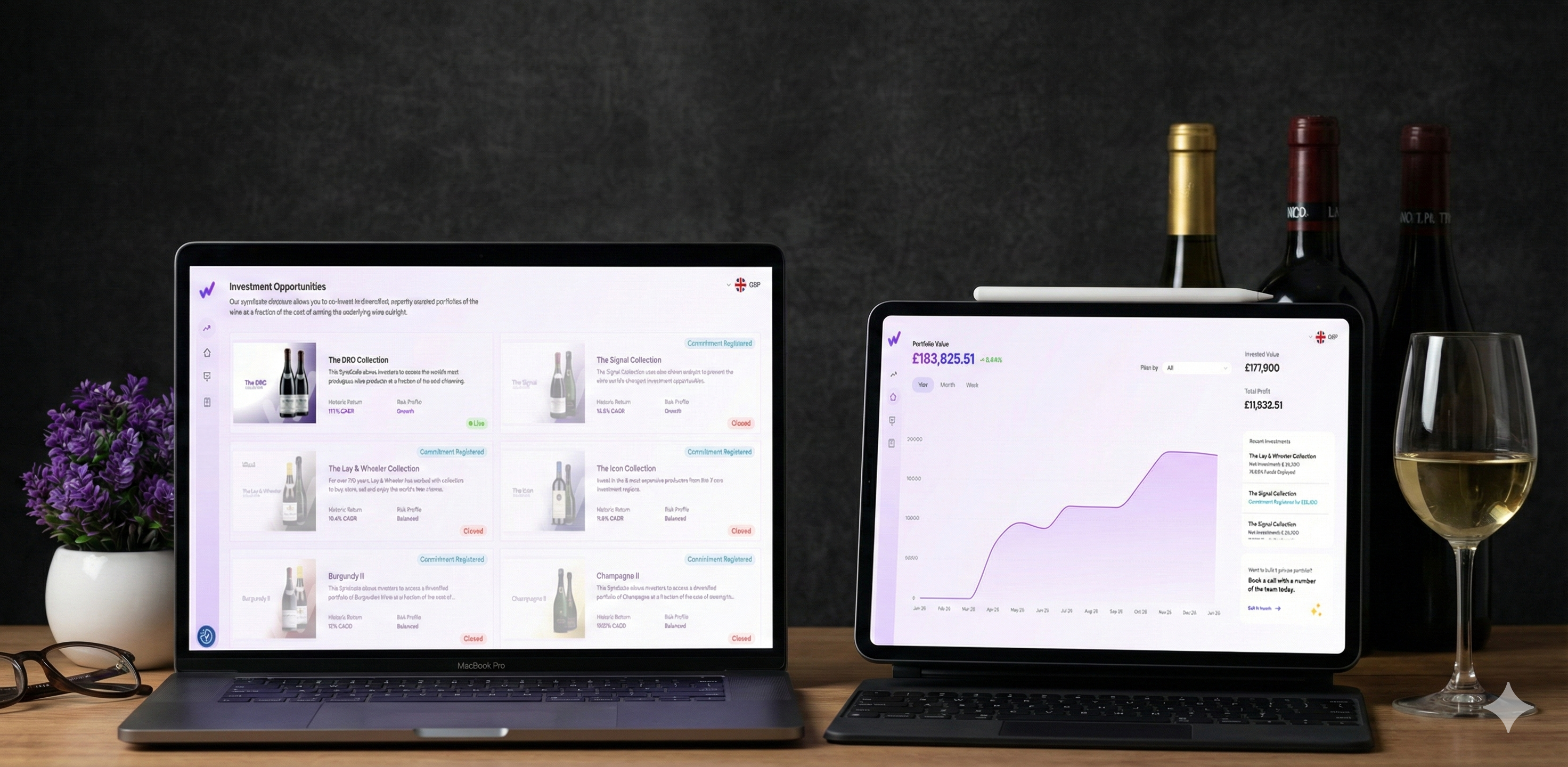 WineFi investment platform
