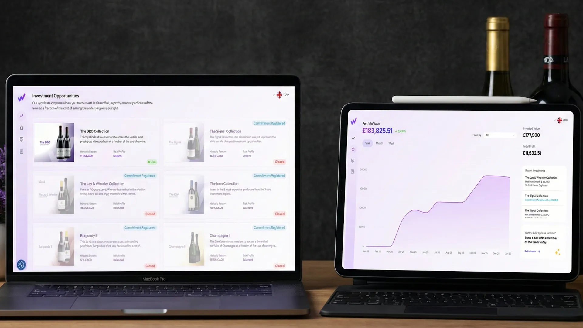 WineFi investment platform