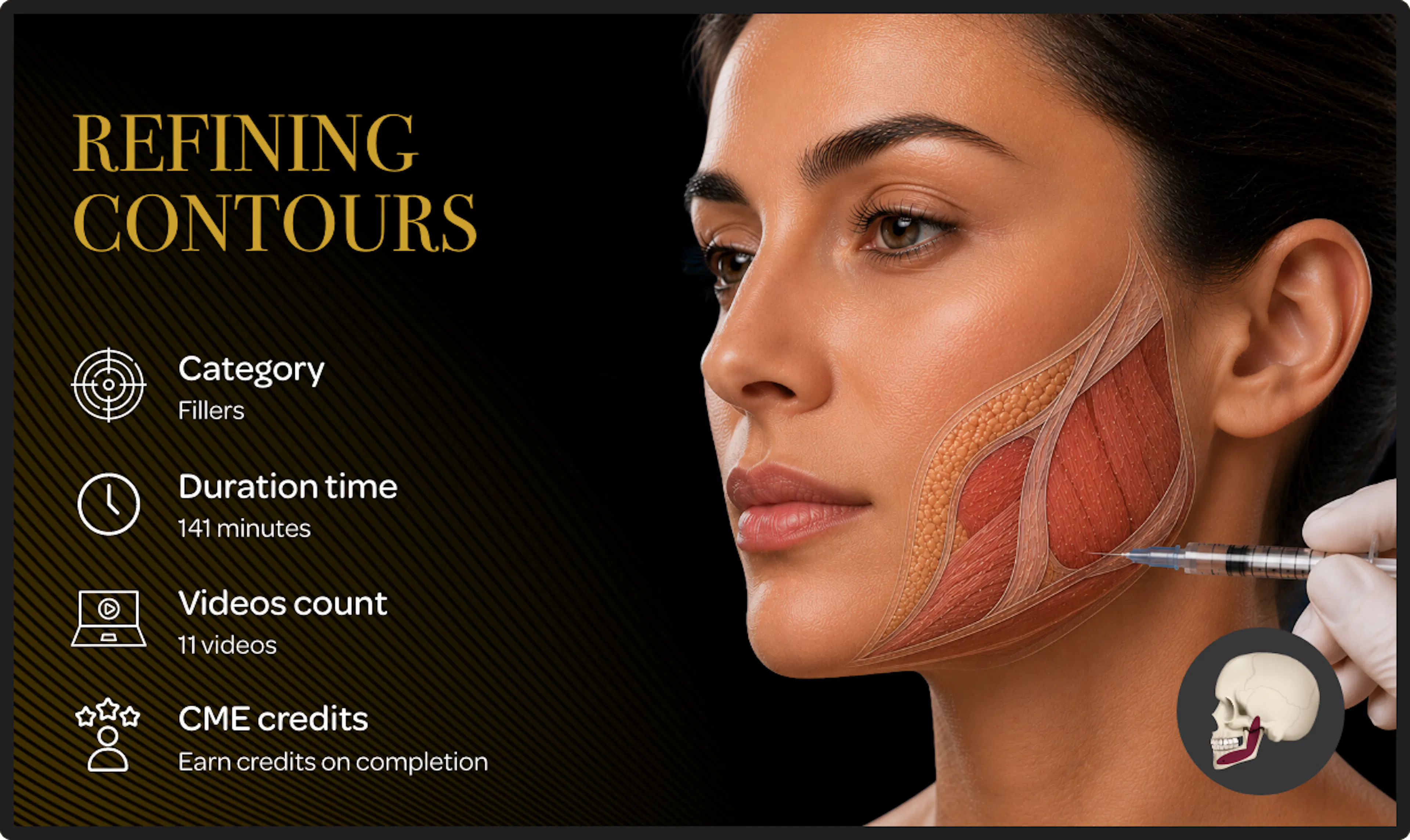 The Art and Science of Jawline Contouring Diploma card