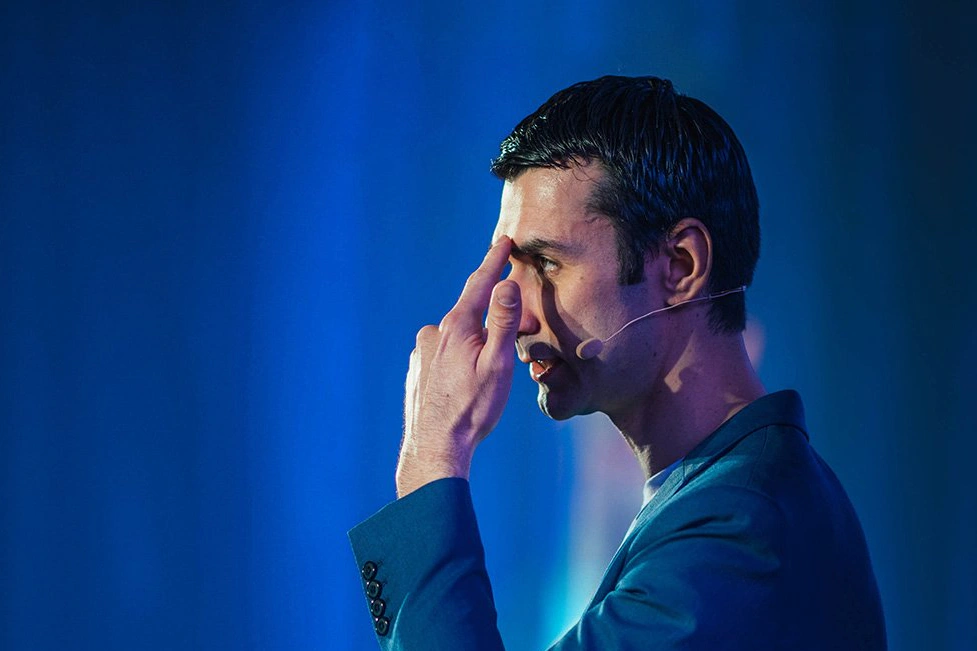 Professor Cotofana on stage