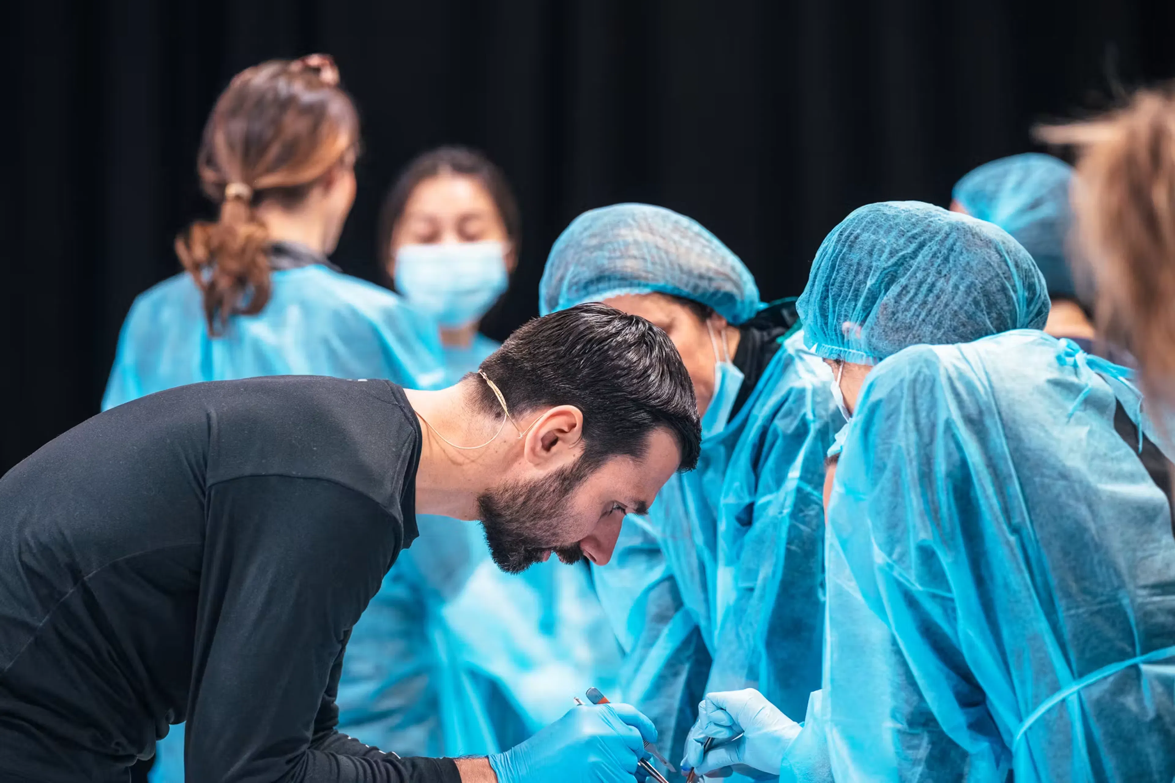Prof. Sebastian Cotofana teaching medical students