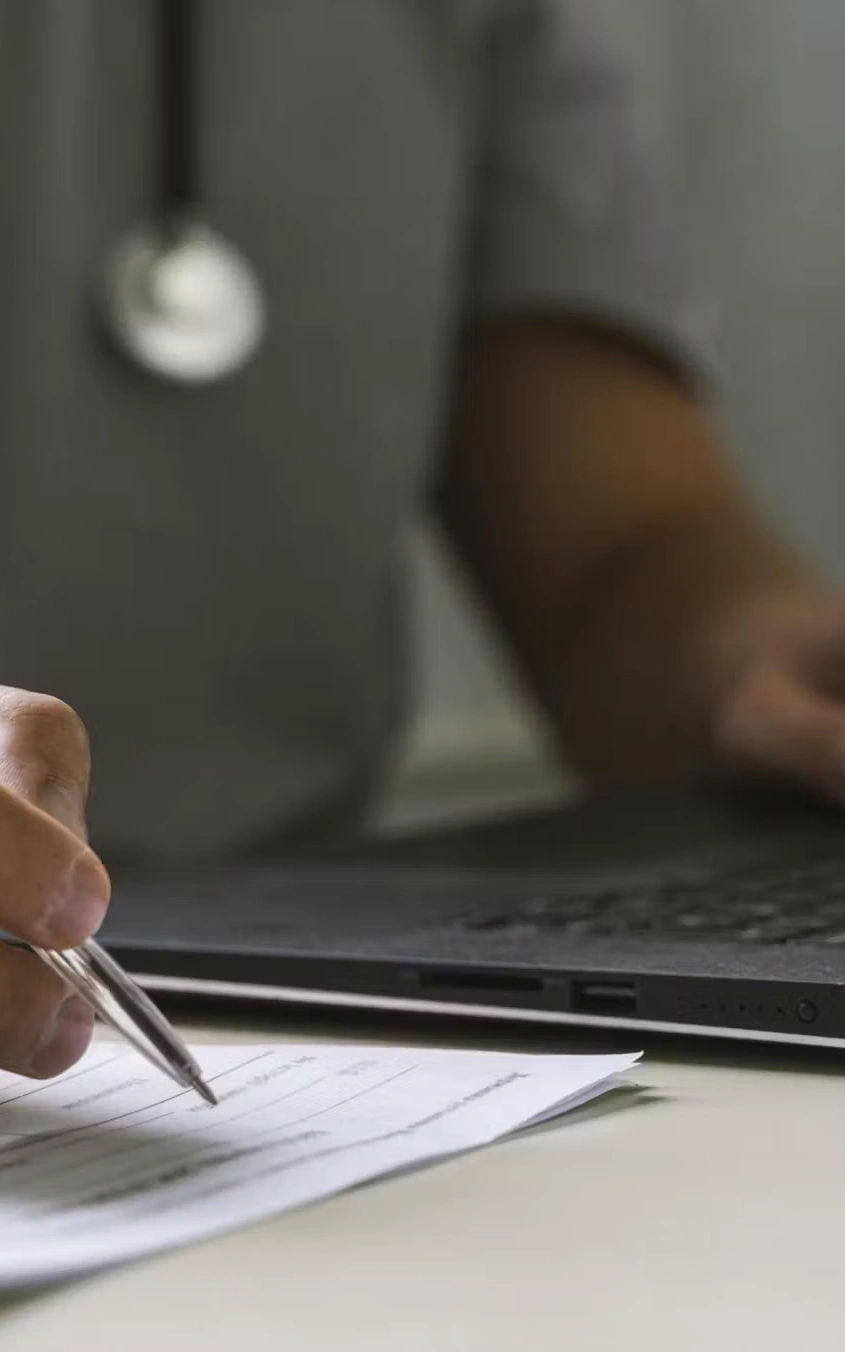 patient having a one-to-one virtual session