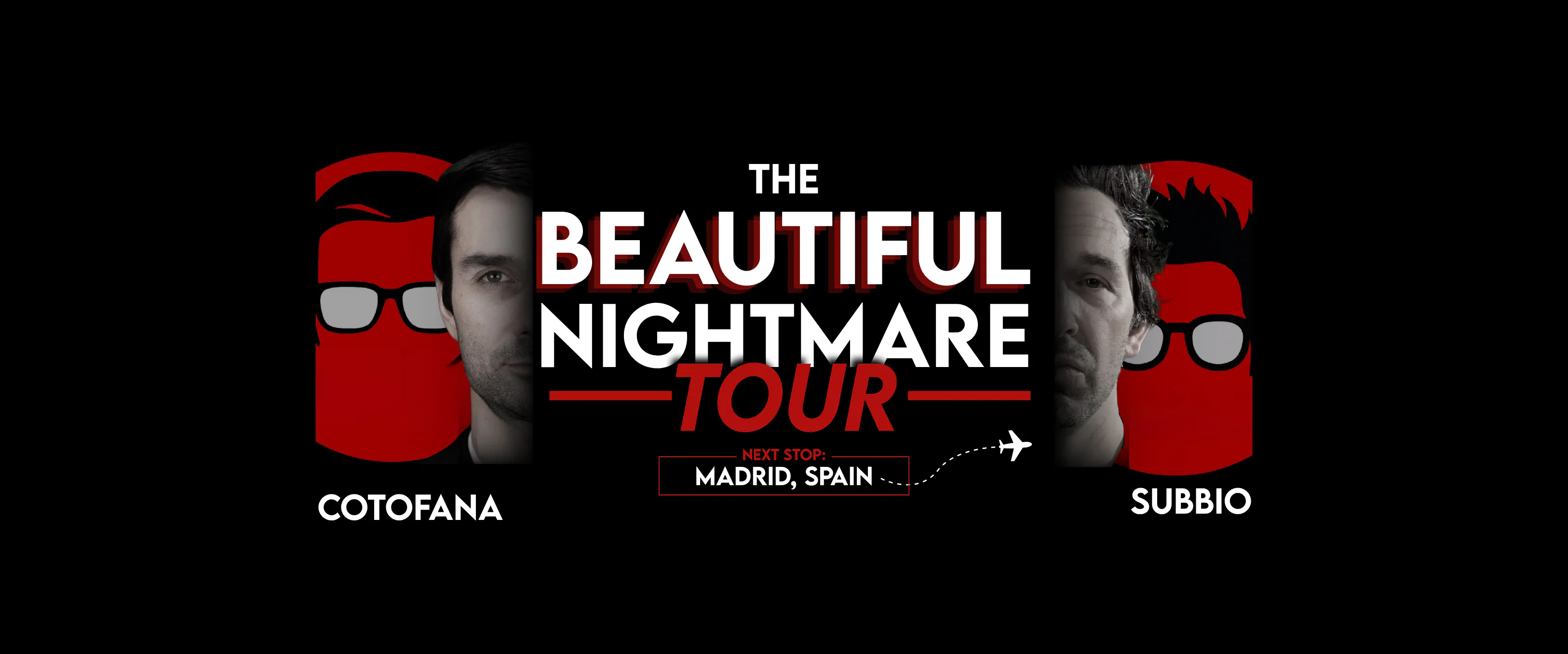 The beautiful nightmare event promotional banner