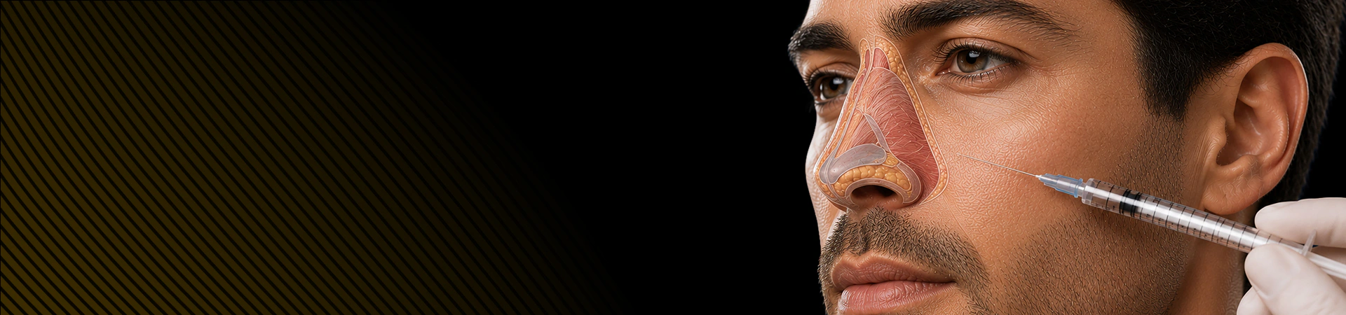 Mastering Nasal Filler Injections Module facial illustration