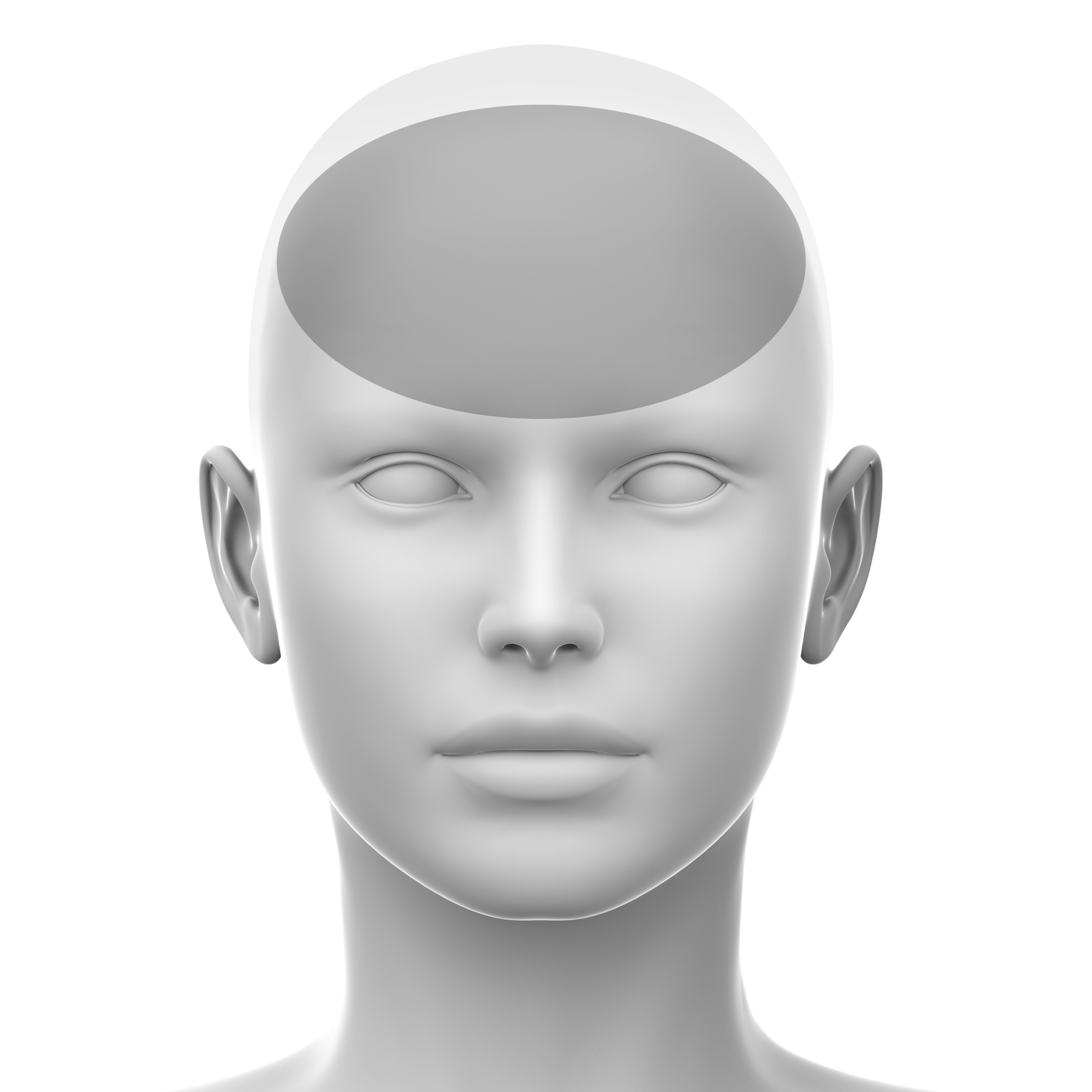 Horizontal forehead lines