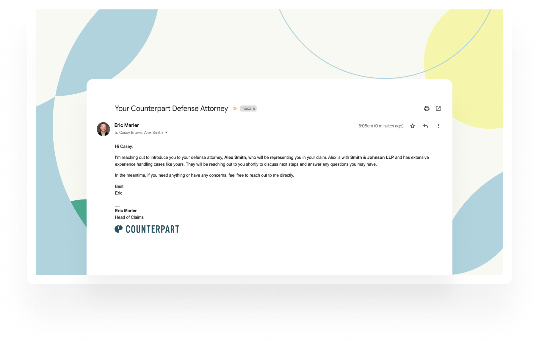 Counterpart's Defense Counsel Analytics
