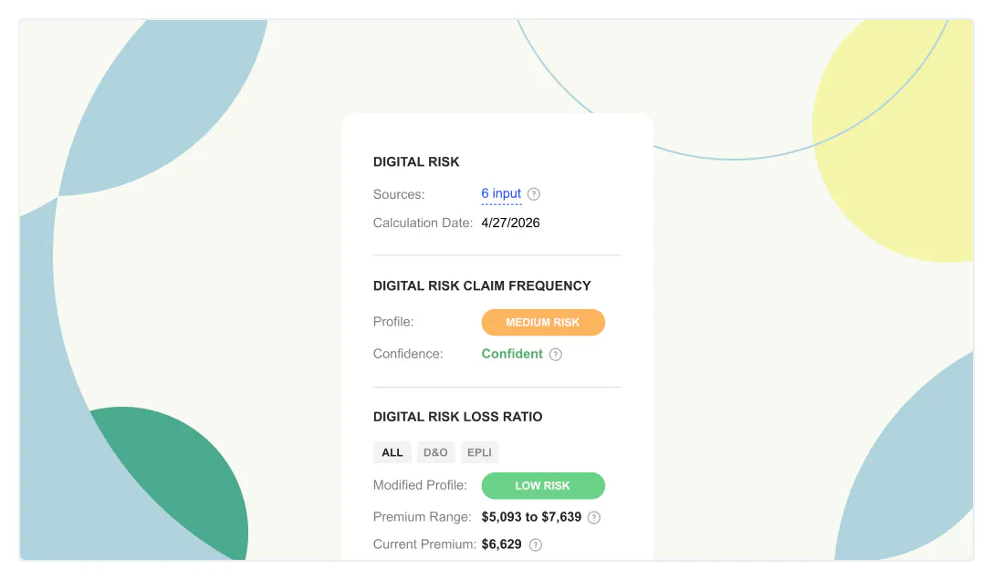 Digital Risk Score