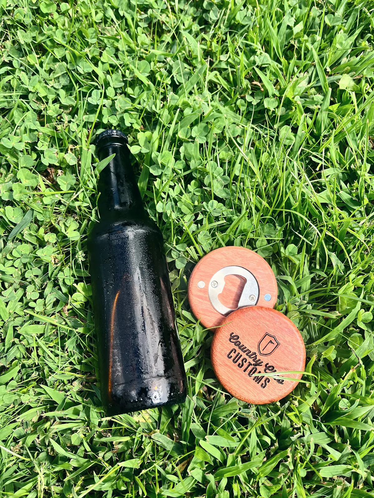 Wooden Magnetic Bottle Opener, image 2