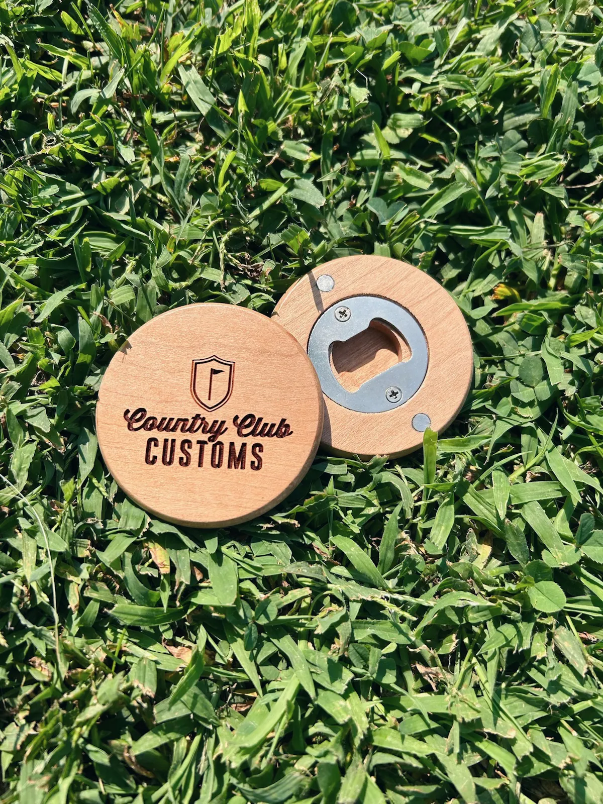 Wooden Magnetic Bottle Opener, image 3
