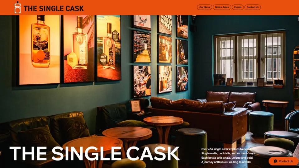 The Single Cask Web Design